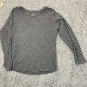 Men's Grey XL Eddie Bauer Long Sleeve Shirt Closet Staple